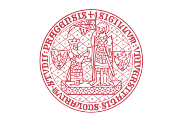 The logo of Charles University