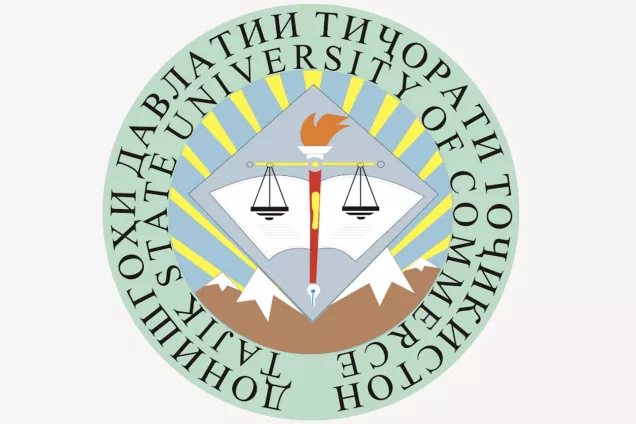 the logo of Tajik State University of Commerce