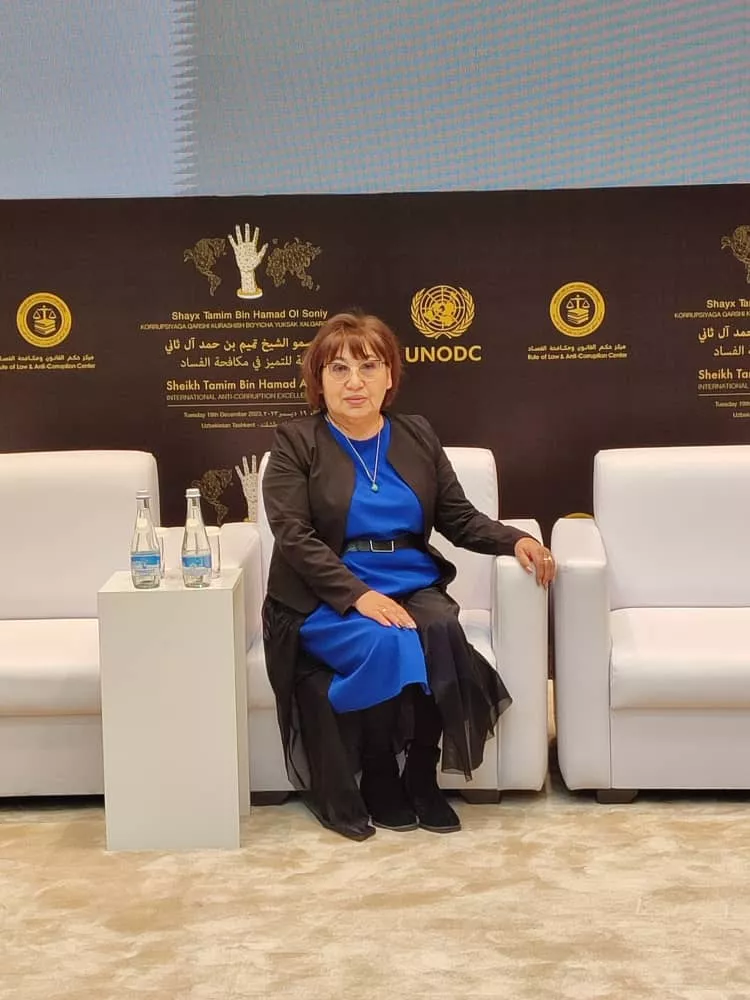 Nuruipa Mukanova at the 7th international awards ceremony 